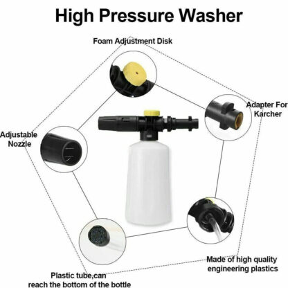 Snow Foam Lance Cannon Gun For Karcher K2-K7 Car Pressure Washer Washing Bottle - Image 5