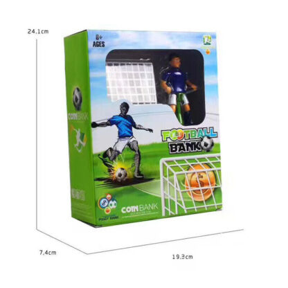 Electric Soccer Player Goal Kicking Football Piggy Bank Coin Money Saving Box - Image 7