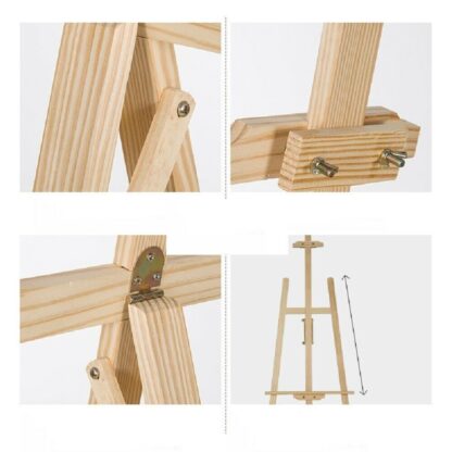 150cm Studio Wooden Easel Display Art Craft Artist Cafe Wedding Painting Stand - Image 9