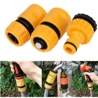 15M Flat Food Grade Water Hose Pipe  Connector For Caravan, Motorhome  Boat UK - Image 2