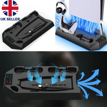 PS5 Vertical Cooling Fan Stand Controller Charger Station For  Playstation 5 - Image 9
