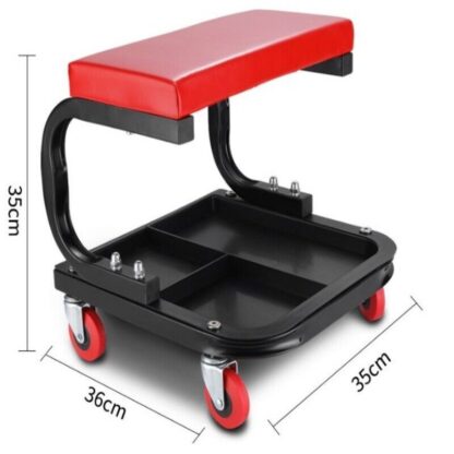Creeper Garage Workshop Mechanic Trolley Seat Stool Swivel Wheels New UK - Image 2