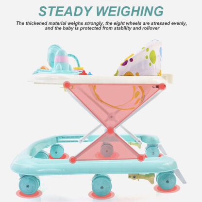 Baby Walker Bouncer First Steps Push Along Activity Music Ride On Car Melody UK - Image 7