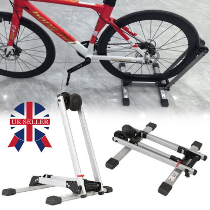 Folding BIKE STAND Portable Bicycle Floor Ground Parking Holder Storage Rack - Image 8