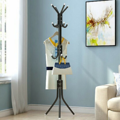 Coat Stand CoatHatJacketUmbrella Floor Standing Rack Clothes Hanger Hooks UK - Image 3