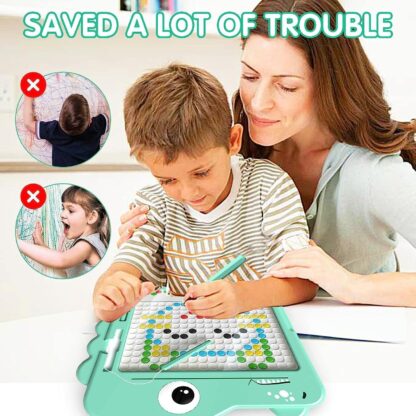 Kids Magnetic Drawing Board Montessori Fine Motor Skill Learning Toy Doodle Gift - Image 5