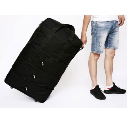 42- 6 Wheels Extra Large Lightweight Luggage Trolley Suitcase Travel Bag Handbag - Image 6