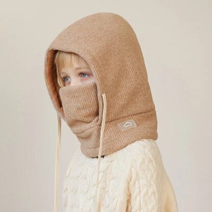 Kids Winter Balaclava Hat Fleece Ski Face Mask Snow Hood Neck Warmer Boys Girls - Image 5