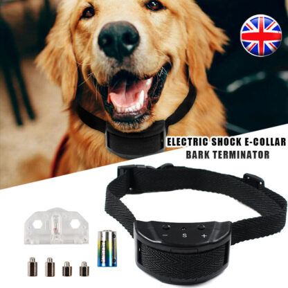 Dog Training Pet Collar Electric Anti E-Collar Shock Bark Barking Stop Control - Image 6