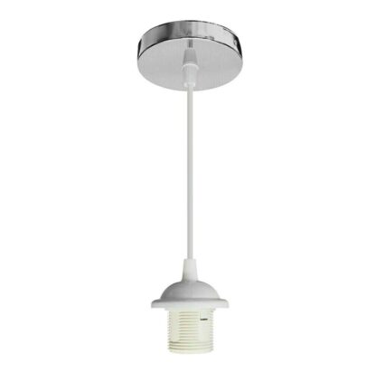 Light Pendant Fitting Ceiling Rose E27 Suspension Set Black Light Base UK - Image 3