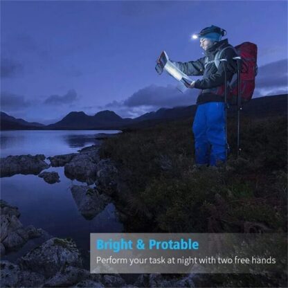 2x Super Bright Waterproof Head Torch Headlight LED USB Rechargeable Headlamp UK - Image 10