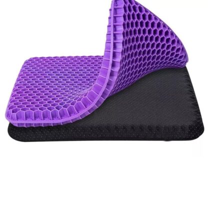 Gel Seat Cushion For Lower Back Pain Pressure Relief Wheelchair Car Office Pad - Image 2
