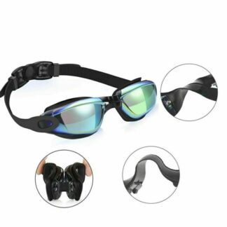 Anti Fog Swimming Goggles UV Glasses Adjustable Earbuds For Men Women Kids