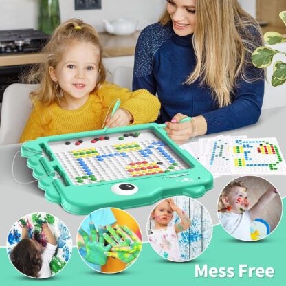 Kids Magnetic Drawing Board Montessori Fine Motor Skill Learning Toy Doodle Gift - Image 10