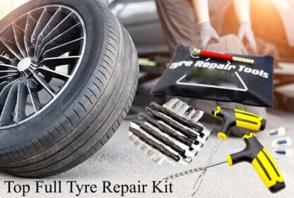 22Pcs Emergency Tyre Puncture Repair Kit Car Van Motorcycle Tubeless Tire Strips - Image 2