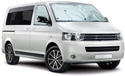 Front Windscreen Cover For VW T5 T6 Internal Thermal Window Blinds Sunshade Set - Image 8