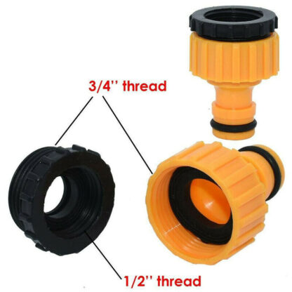 10Pcs-Set Garden Car Water Hose Pipe Tap Adapter Connector & Fitting Hosepipe UK - Image 5