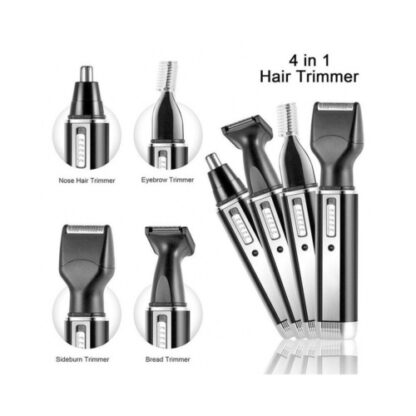 Mens 4 In 1 Rechargeable Hair Beard Eyebrow Ear Nose Shaver Trimmer Electric Kit - Image 2