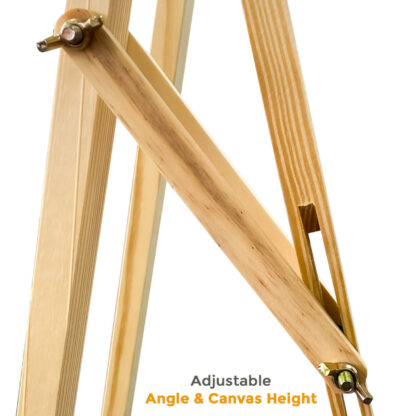 150cm Studio Wooden Easel Display Art Craft Artist Cafe Wedding Painting Stand - Image 6