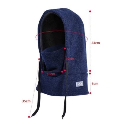 Kids Winter Balaclava Hat Fleece Ski Face Mask Snow Hood Neck Warmer Boys Girls - Image 2