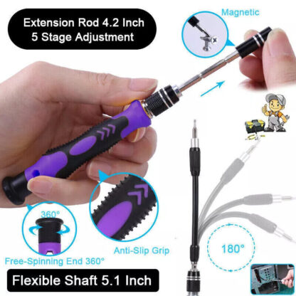 170 In 1 Precision Screwdriver Set Repair Tool Kit For Laptop Computer PC Phone - Image 8