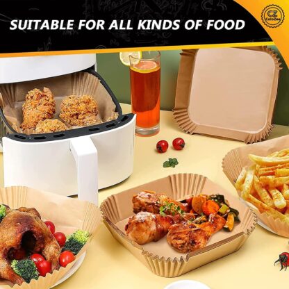 Disposable Air Fryer Paper Liners, Air Fryer Non-stick Accessories UK - Image 10
