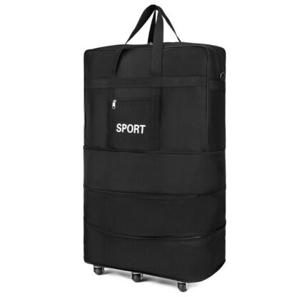 42- 6 Wheels Extra Large Lightweight Luggage Trolley Suitcase Travel Bag Handbag - Image 9