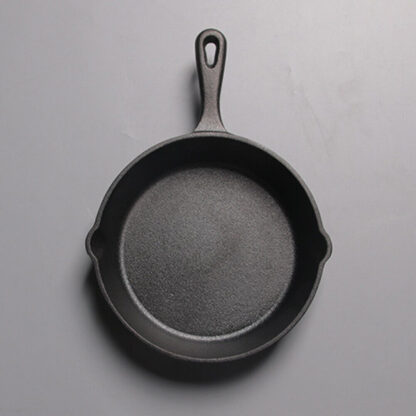 Set Of 3 Cast Iron Non Stick Skillet Griddle Cooking Pan Pre-Seasoned Frying Pan - Image 5
