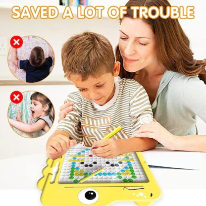 Magnetic Drawing Board For Kids Doodle Dot Art Educational Preschool Toys - Image 6
