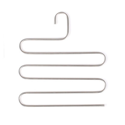 3pcs Clothes Pants Trouser Hanger Multi Layer Storage Closet Space Saver Organizer