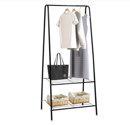 Heavy Duty Metal Clothes Rod Shoe Storage Clothing Rack Hanging Display Rack - Image 4