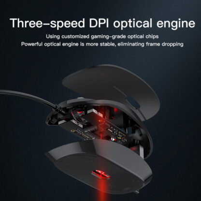 Ultra-Slim Optical Wired Scroll Wheel Mouse Mice For PC Laptop Notebook Desktop - Image 5