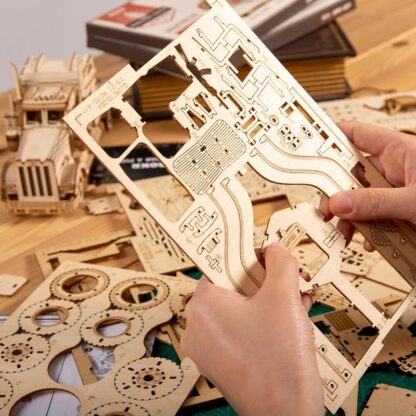 Car 3D Wooden Puzzle Game Assembly Racing Children's Toys - Image 4