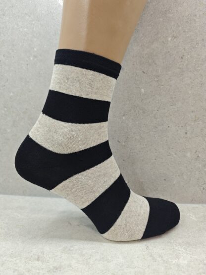 Womens Colourful Striped Socks Pack Of 6 12 24 Pairs - Image 3