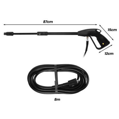 High Pressure Power Washer Spray Gun Jet Lance Trigger Wash Wand & 8M Hose Kit - Image 10