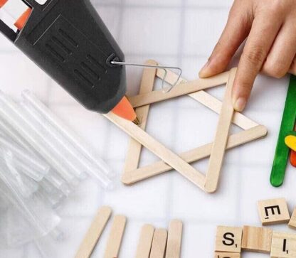 Hot Melt Glue Gun Electric Trigger Adhesive Hobby Craft DIY FREE Glue Sticks - Image 3