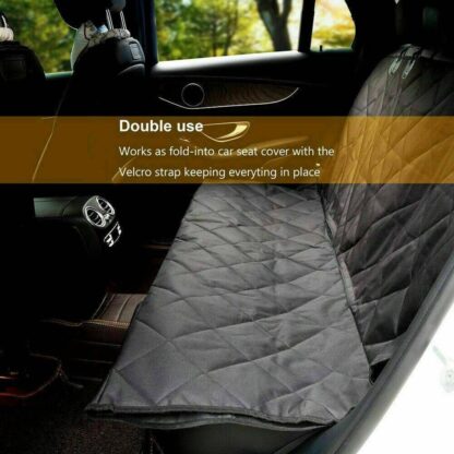 Pet Car Seat Cover Dog Safety Protector Mat Rear Back Seat Hammock Cushion Mat - Image 8