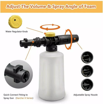 Snow Foam Lance Cannon Gun For Karcher K2-K7 Car Pressure Washer Washing Bottle - Image 10