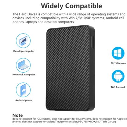 2-4TB 2.5-INCH SATA HARD DISK DRIVE PORTABLE HIGH SPEED USB 3.0 EXTERNAL HDD - Image 2