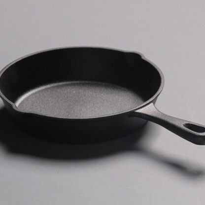 Set Of 3 Cast Iron Non Stick Skillet Griddle Cooking Pan Pre-Seasoned Frying Pan - Image 7