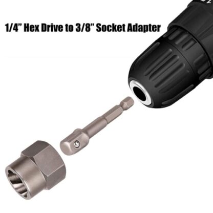 3-8 Locking Wheel Nut Remover Set Stud Bolt Impact Twist Socket Extractor Tool - Image 10
