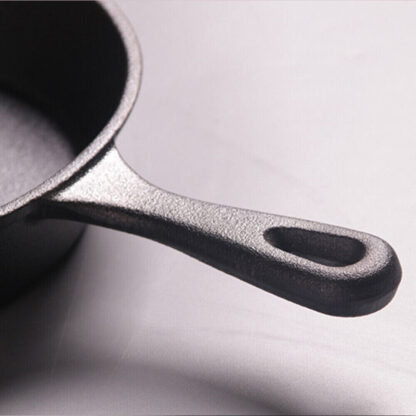 Set Of 3 Cast Iron Non Stick Skillet Griddle Cooking Pan Pre-Seasoned Frying Pan - Image 3