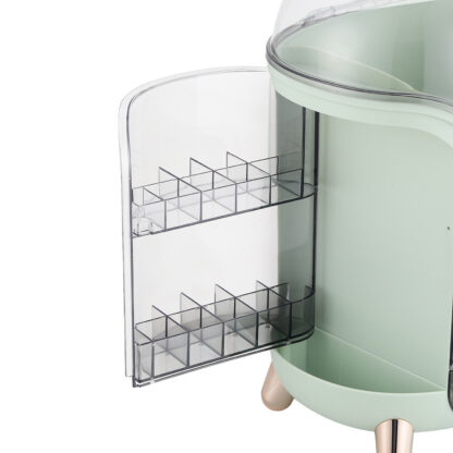 Large Cosmetic Skincare Organiser Tabletop Make-Up Storage Case 2 Drawers Box - Image 5