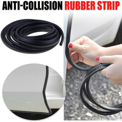 4.5M Car Door Boot Edge Protector Strip Trim U Shape Guard Seal Rubber Black UK - Image 2