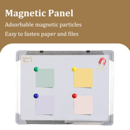 MAGNETIC WHITEBOARD SMALL LARGE WHITE BOARD DRY WIPE NOTICE OFFICE SCHOOL HOME - Image 8
