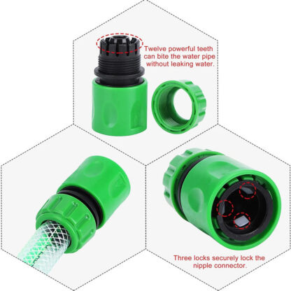 HOSE PIPE CONNECTOR SET WATER WATERING GARDEN TAP FITTING KIT FOR HOZELOCK UK - Image 3