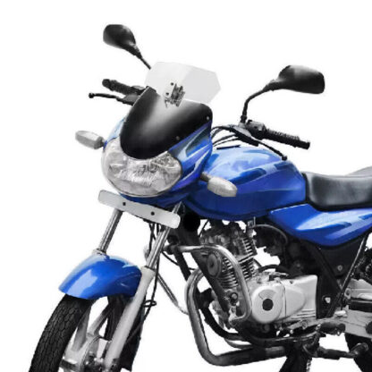 Motorcycle Motorbike Clip On Windshield Wind Screen Deflector Extension Spoiler - Image 5