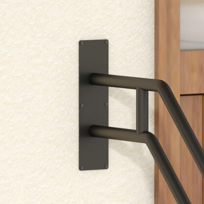 Heavy Duty Non-Slip Handrails For Outdoor 1-3 Step, Wall Mount Stair Hand Rails - Image 8
