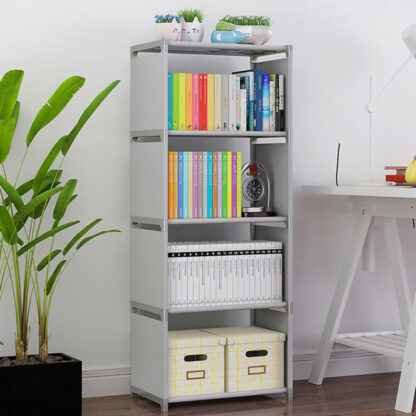 Oxford 4 Cube Bookcase 5 Tier Shelf Display Furniture Storage Unit BooK - Image 8