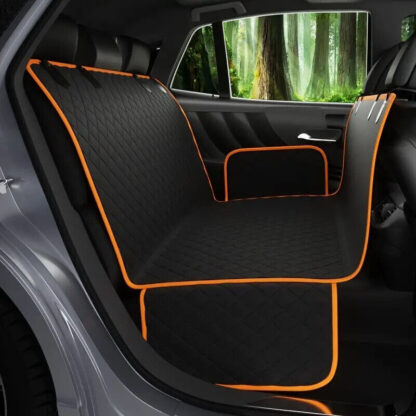 Waterproof Pet Car Seat Cover Dog Safety Protector Mat Front Back Seat Hammock H - Image 4